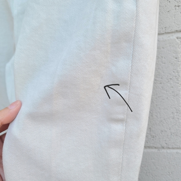Good American | Good Classic High Waist Straight Leg Jeans in Bone011 NEW - Picture 6 of 12
